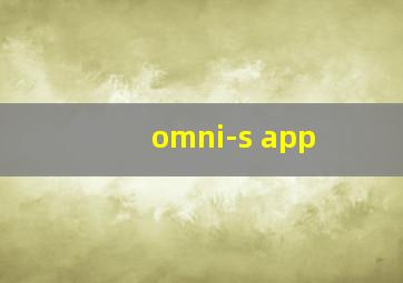 omni-s app